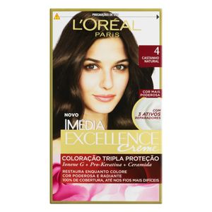 Coloração Loreal Imédia Excellence Castanho Natural