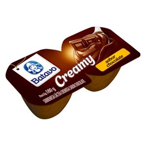 Sobremesa Láctea Batavo Creamy Chocolate Bandeja 180g c/ 2 Unid