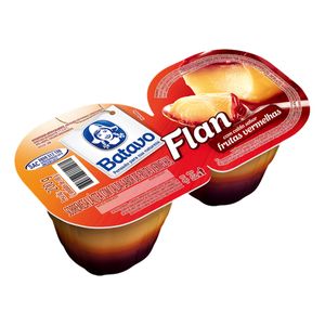Flan Batavo Baunilha com Frutas Vermelhas 200g