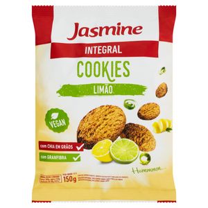 Biscoito Cookies Integral Jasmine Vegano Limão 120g