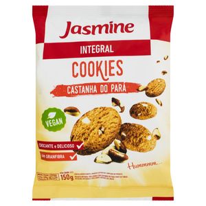 Biscoito Cookies Integral Jasmine Vegano Castanha do Pará 120g