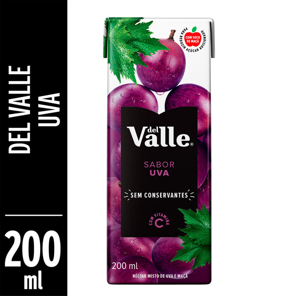 Nectar Del Valle Uva 200ml | Bretas Supermercado