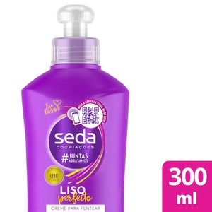 Creme para Pentear Seda Cocriações Tecnologia Seladora de Lisos Liso Perfeito 300ml