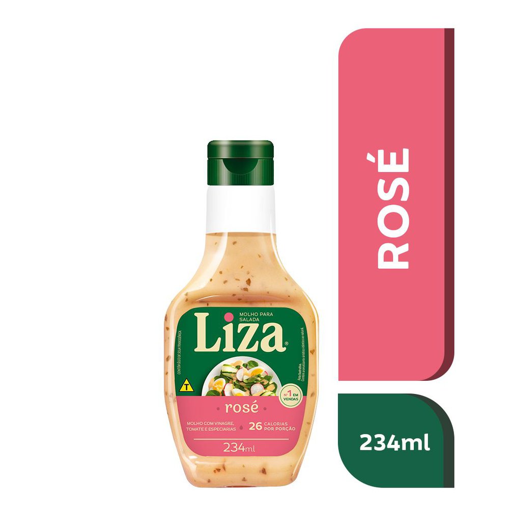 Molho Salada Liza Rose 234ml