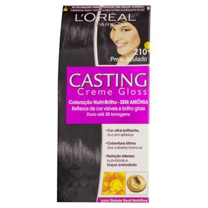 Coloração Casting Creme Gloss Preto Azulado 210