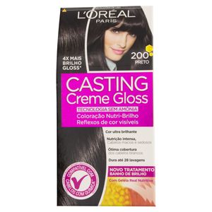 Coloração Casting Creme Gloss Preto 200