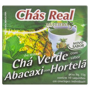 Chá Verde Multiervas Abacaxi/Hortelã 15g