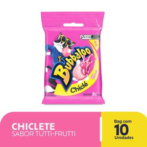 Chiclete Bubbaloo Tutti-Frutti 5g Pacote c/ 10 Unid