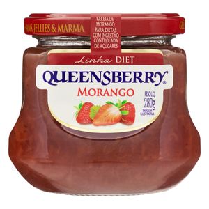 Geleia Queensberry Diet Morango Vidro 280g