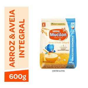 Cereal Infantil Mucilon Arroz e Aveia 600g