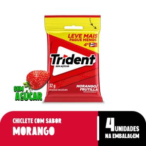 Goma de Mascar Trident Diet 32g c/ 4 Unid Leve + Pague -