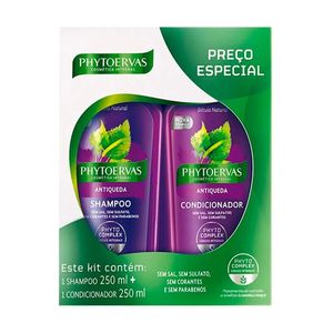 Kit Shampoo e Condicionador Phytoervas Antiqueda 250ml