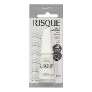 Esmalte Risqué Cremoso Brancos Bianco Puríssimo 8ml