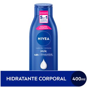 Loção Hidratante Nivea Milk Pele Seca a Extrasseca 400ml