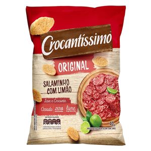 Torrada Crocantíssimo Salaminho com Limão 40g