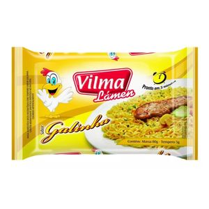 Macarrão Instantâneo Lámen Vilma Galinha Pacote 85g