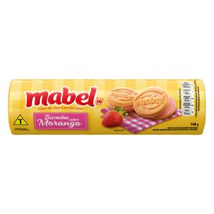 Biscoito Recheado Mabel Morango Pacote 140g