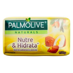 Sabonete em Barra Palmolive Naturals Nutre & Hidrata Óleo de Amêndoas & Lanolina 150g