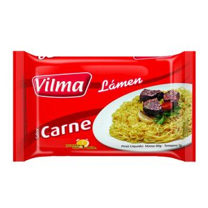 Macarrão Instantêneo Vilma Lámen Carne 85g