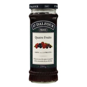 Geleia St. Dalfour 100% Fruta Amora, Morango, Framboesa e Cereja Vidro 284g