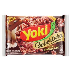 Pipoca p/ Micro-Ondas Yoki Cobertura De Chocolate 160g