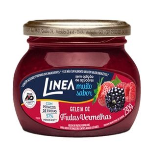 Geleia Linea s/ Açúcar Frutas Vermelhas 230g