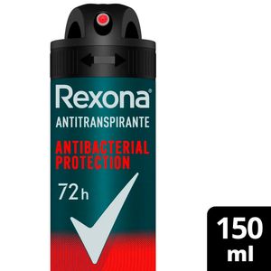 Desodorante Aerossol Rexona Antibacterial Protection 72h 90g