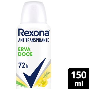 Desodorante Aerossol Rexona Erva Doce 150ml