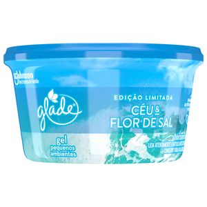 Odorizador de Ambiente em Gel Glade Céu & Flor de Sal Pote 70g
