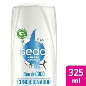 Condicionador Seda Recarga Natural Bomba Coco Frasco 325ml