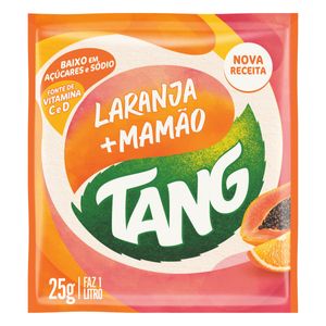 Pó p/ Refresco Tang Laranja/Mamão 25g