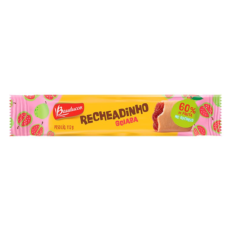 Biscoito Recheadinho Goiabinha Bauducco Pacote 30g - Fabiana