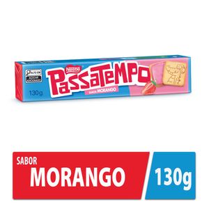 Biscoito Passatempo Recheado Morango 130g