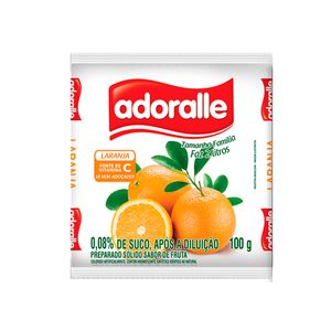 Pó p/ Refresco Adoralle Laranja 100g