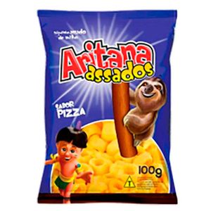 Salgadinho de Milho Aritana Pizza 100g