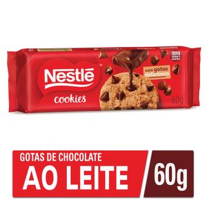 Biscoito Cookies Nestlé Classic Baunilha c/ Chocolate Pacote 60g