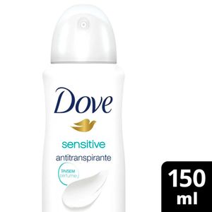 Desodorante Aerossol Dove Sensitive sem Perfume 150ml