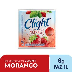 Pó p/ Refresco Clight Morango 8g