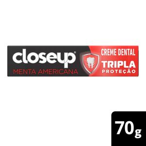 Creme Dental Closeup Triple Menta Americana 70g