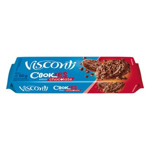 Biscoito Cookies Visconti Chocolate 60g