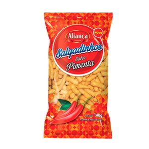 Salgadinho de Trigo Alianca Pimenta 140g