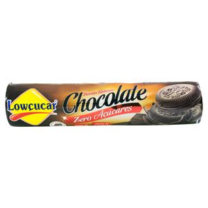 Biscoito Recheado Lowçucar Zero Lactose Zero Açúcar Chocolate 120g