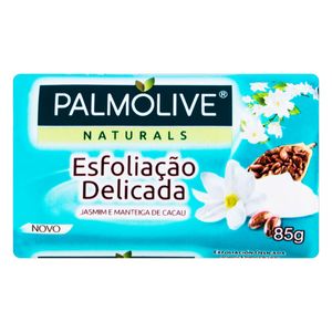 Sabonete em Barra Palmolive Naturals Esfoliação Delicada Jasmim e Manteiga de Cacau 85g