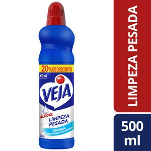 Limpador Veja Limpeza Pesada Original Frasco 500ml Grátis 20% deDesconto