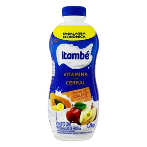 Iogurte Parcialmente Desnatado Itambé Vitamina c/ Cereal Garrafa 1.15Kg Embalagem Econômica