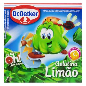 Gelatina em Pó Dr.Oetker Limão Caixa 20g