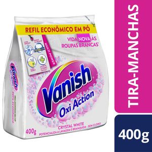 Alvejante em Pó Vanish Cristal White 400g