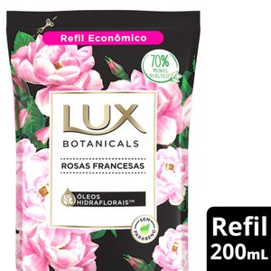 Sabonete Líquido Lux Botanicals Rosas Francesas Refil 200ml