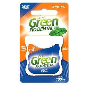 Fio Dental Green Menta Extra Fino 100m