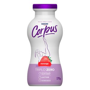 Iogurte Corpus Zero Lactose Morango Frasco 170g